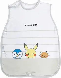 [MORIPiLO] スリーパー 着る毛布 ポケモン モンポケ ピカチュウ (やわらかシープボアミニスリーパー) 可愛い あったか パジャマ グッズ 赤ちゃん ベビー用 ベージュ 45x60cm キャラクター まくらのモリシタ