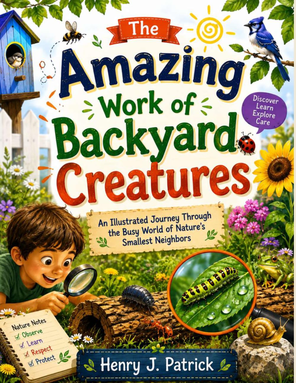 The Amazing Work of Backyard Creatures: An Illustrated Journey Through the Busy World of Nature's Smallest Neighbors