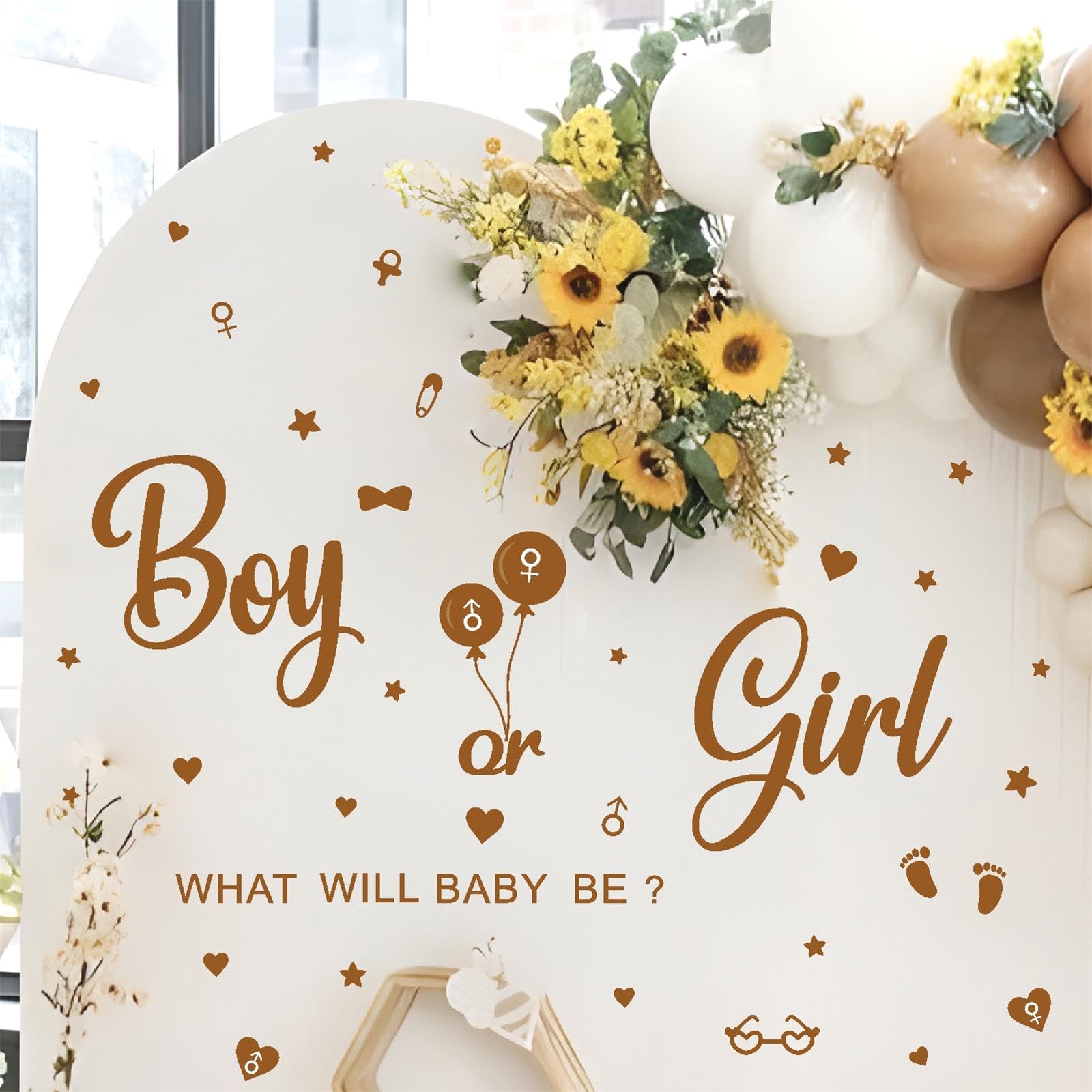 Syoulin Baby Shower Decorazioni, Gender Reveal Party, Ghirlanda Oh