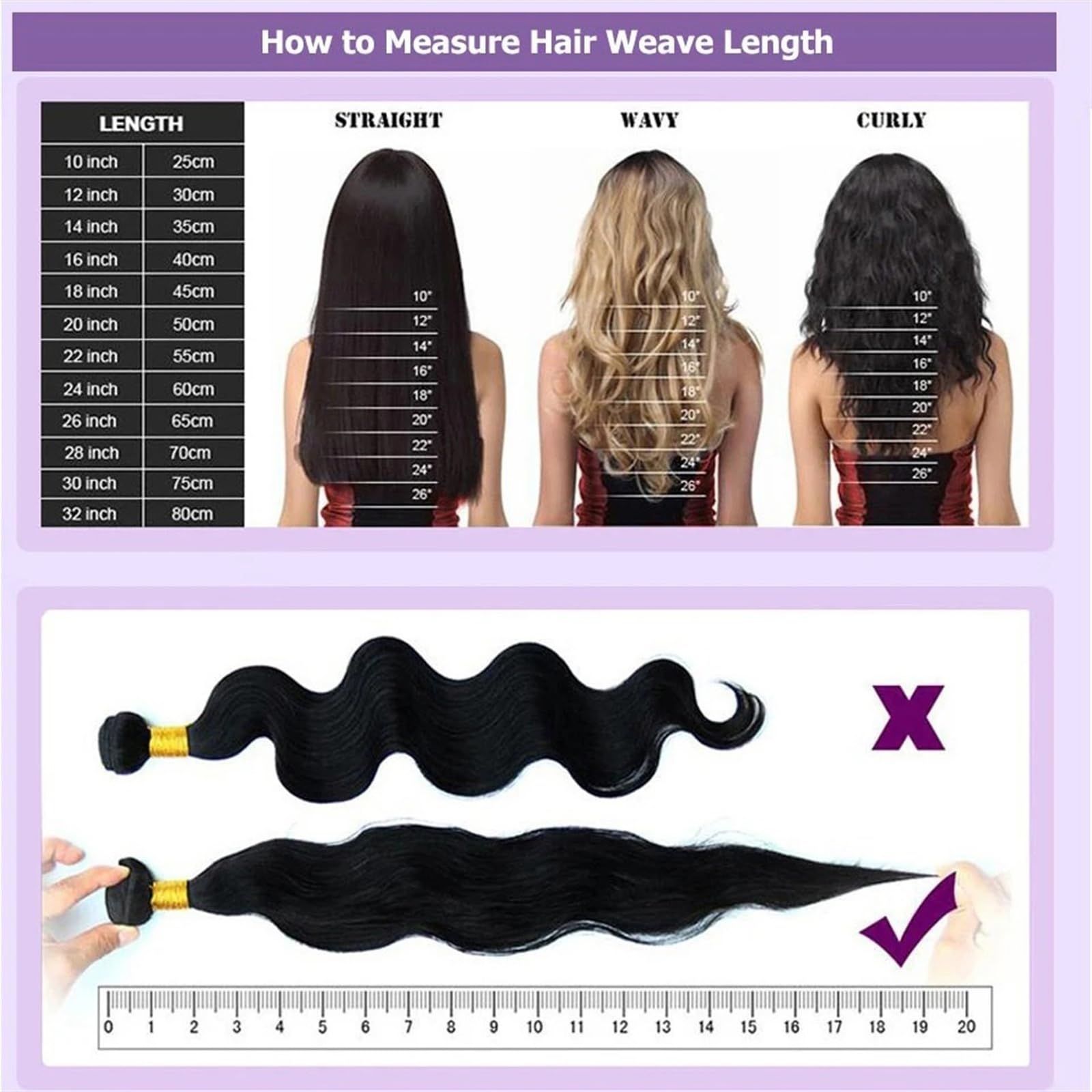 Cola de Caballo Extensiones de cola de caballo con clip de cabello humano brasileño ondulado, extensión de cola de caballo con cordón negro natural for mujeres Chica Postizos de Pelo ( Size : 20inches