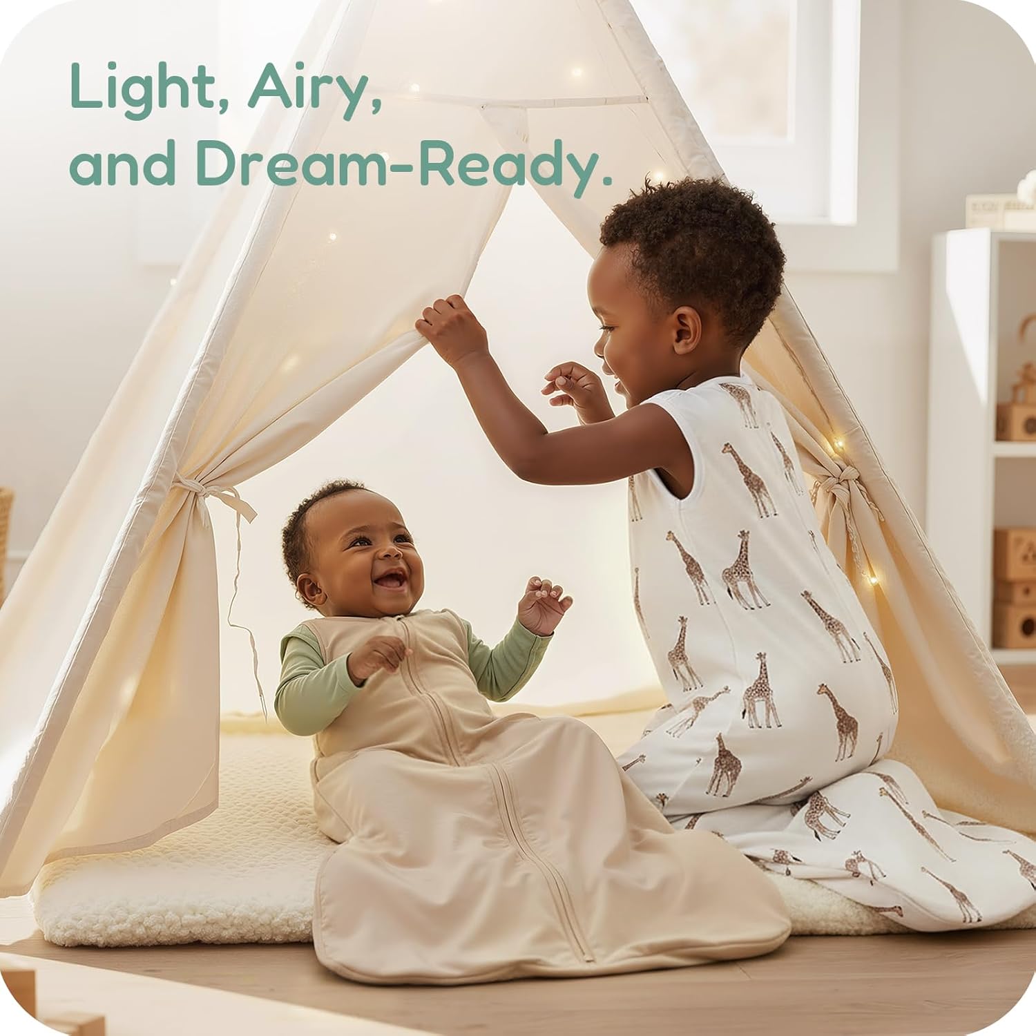 Baby Sleep Sack, 1.0 TOG Cozy Wearable Blanket, Soft Sleeping Bag with Zipper, Toddler Sleep Sack 0-3-6-12-24-3T