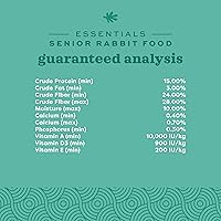 Vista 7 de Oxbow Essentials Alimento para Conejos, Senior, Hecho con Alfalfa Oxbow para Conejos, Pellets Ricos en Vitaminas y Minerales para Mascotas