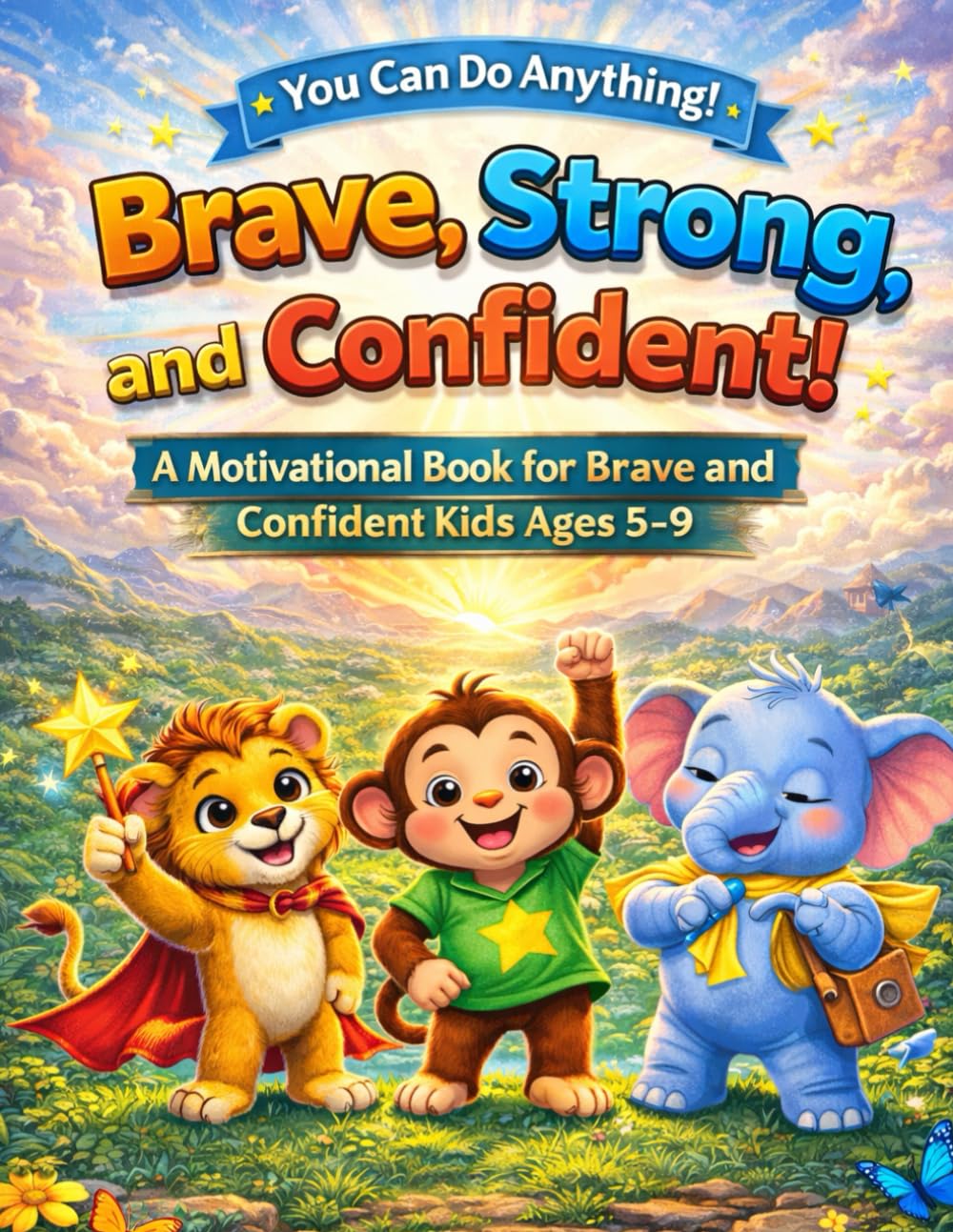 Brave, Strong, And Confident!: A Motivational Book For Brave And Confident Kids Ages 5-9