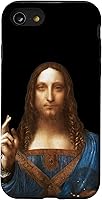 Vista 18 de Funda para iPhone 12 Pro Max Leonardo da Vinci - Salvator Mundi (salvador del mundo)