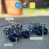 Vista 2 de Eitech Tractor con remolque, juguete educativo STEM - Introducción a la ingeniería y aprendizaje STEAM, construcción y juego de construcción