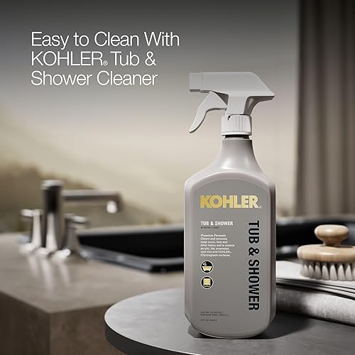 Miniatura 35 de KOHLER 850-0 Tea-for-Two - Bañera de hierro fundido de 60 x 32 pulgadas, para alcoba o empotrada, diseño espacioso, superficie antideslizante