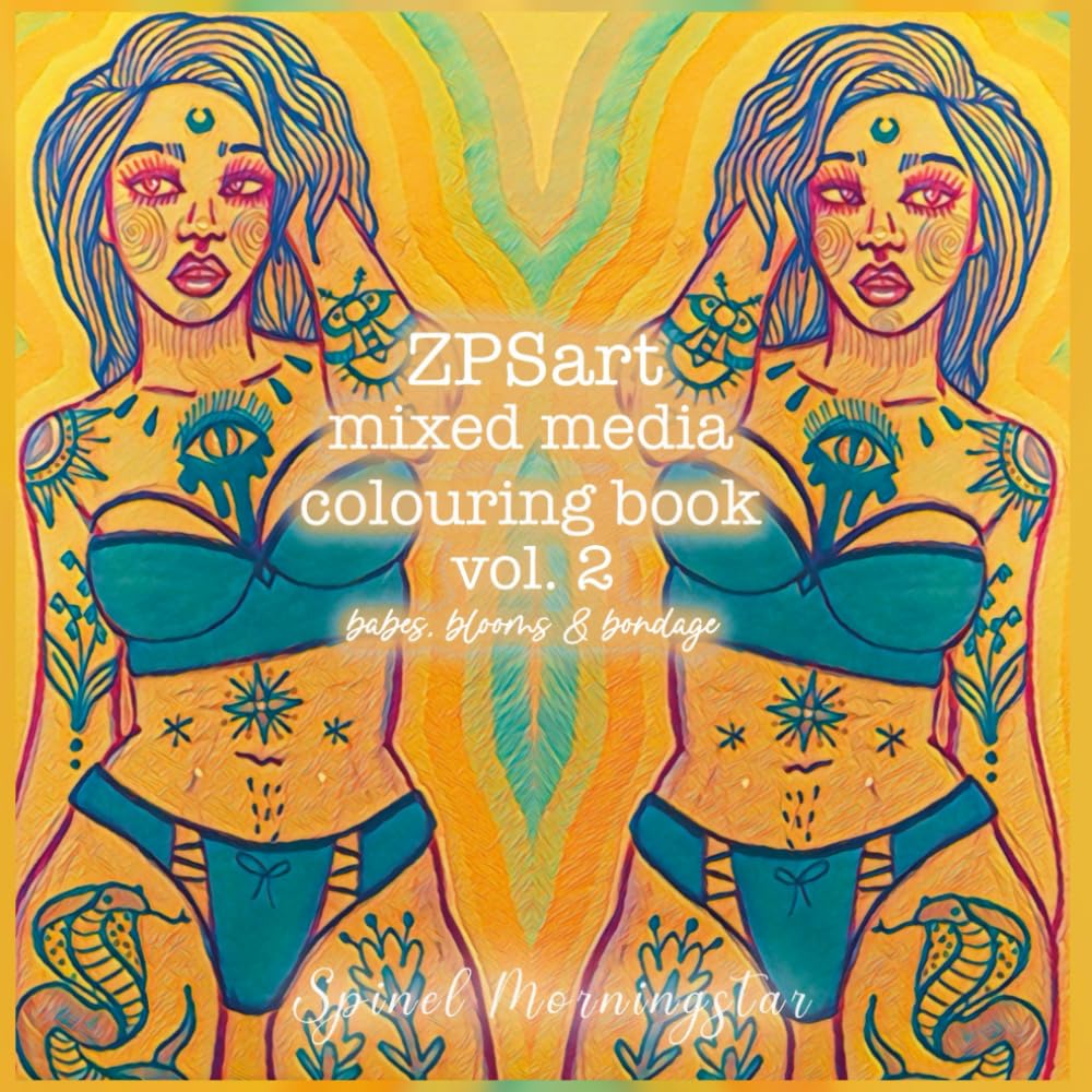 ZPSart Mixed Media Coloring Book: VOL 2