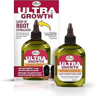 DifeelUltra Hair Growth Oil Infused with Basil and Castor Oil 7.1 ounce