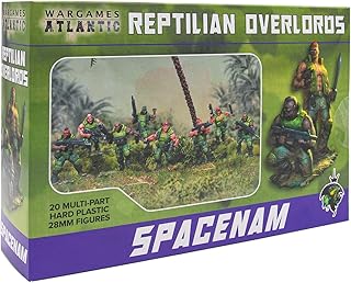 Reptilian Overlords: SpaceNam (20 Figures) Multi-Part Hard Plastic (HIGH Impact POLYSTYRENE) 28MM Figures - Made in The USA…