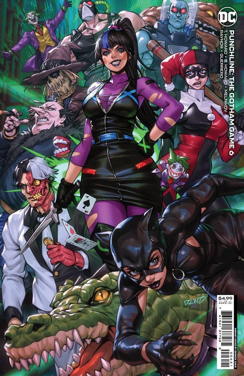 Punchline: The Gotham Game #6 “Derrick Chew Card Stock Variant