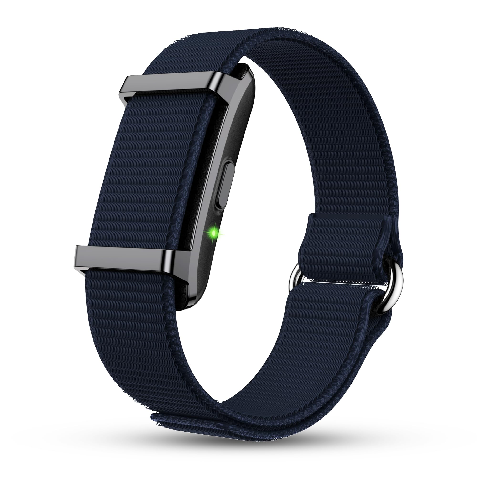 Pebble Newly Launched Qore 2 Premium Metal Fitness Band | 45 Days Battery Life, Heart Rate, SpO2, HRV & Body Temp Monitor, Sleep Tracker, AI Health Analysis, Smart Notifications (Nebula Blue)-image-17