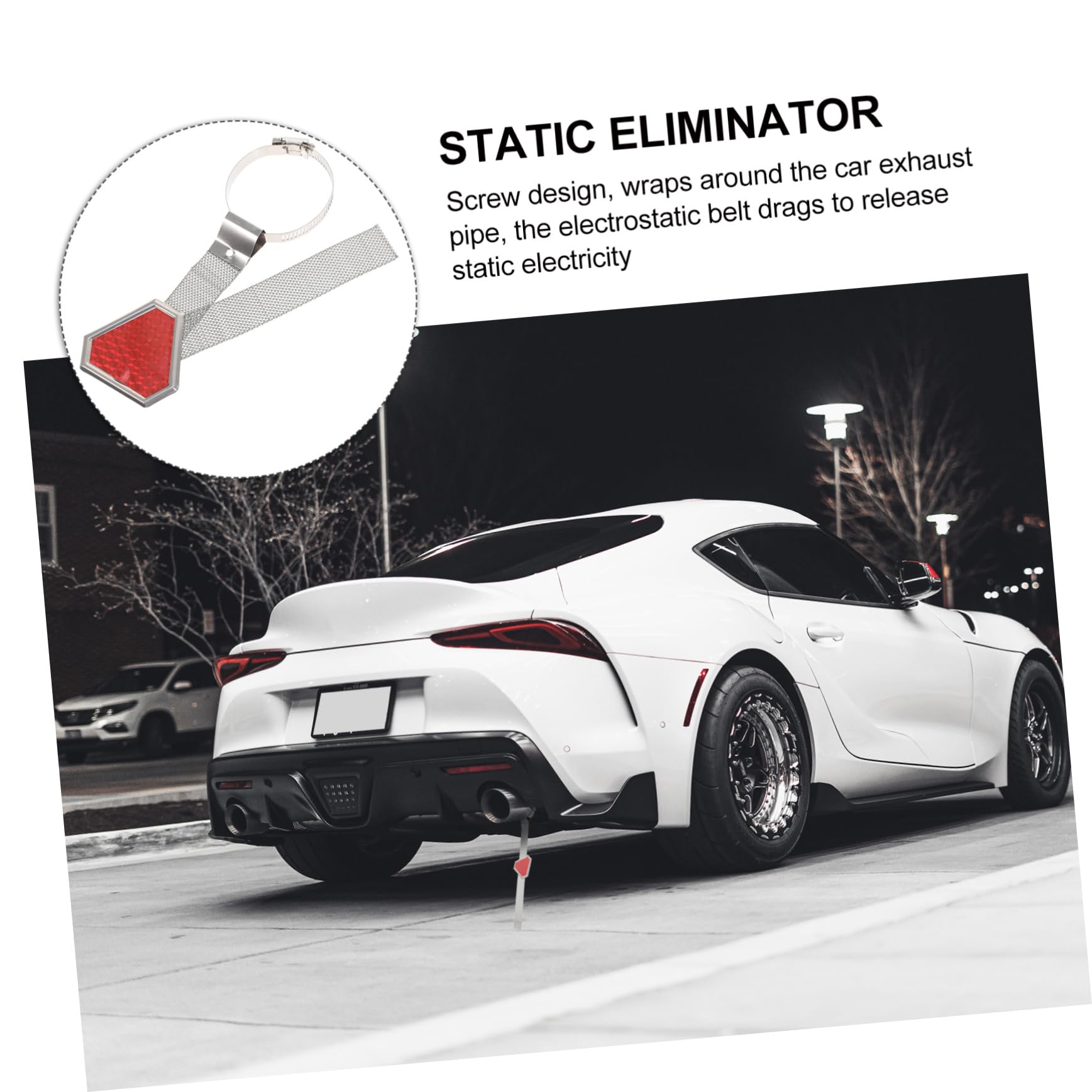 Garneck Static Belt for Car Static Electrostatic Belt Static Ground Electrostatic Belt