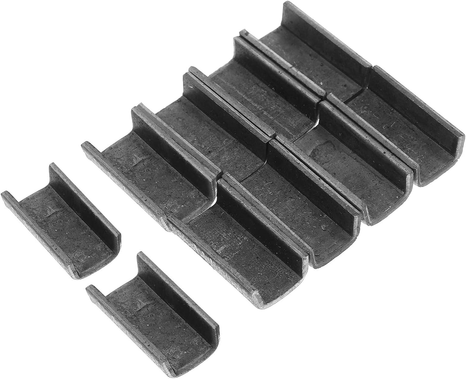 Tofficu 10pcs Hoe Head Replacement Clip Iron Garden Tool Accessory Secure Fit and Easy Installation for Backyard Gardening and Digging Tasks