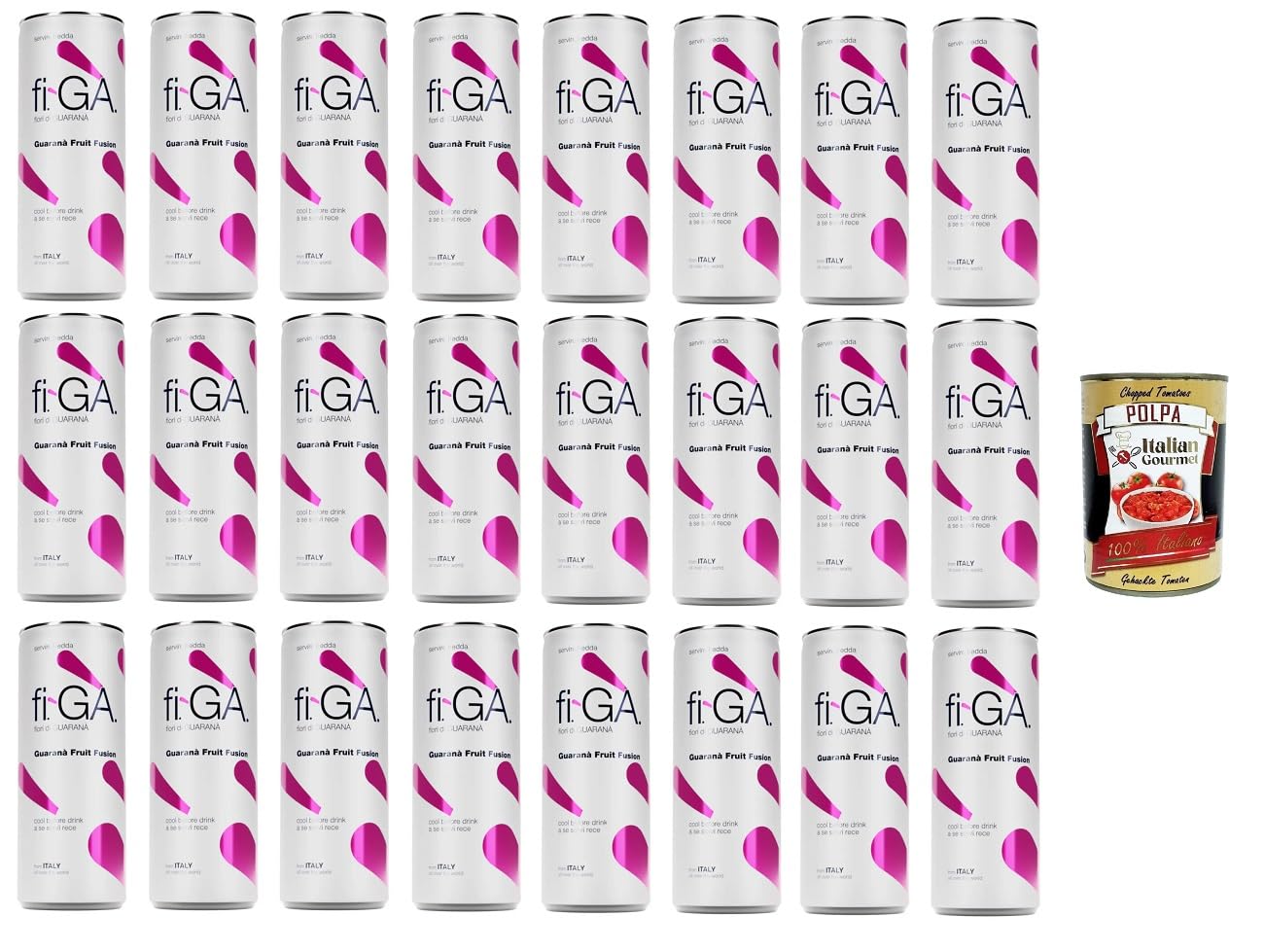 Italian Gourmet fi.GA'-Bibita Italian Gourmet Bibita Analcolica ai Fiori di | Bevanda frizzante senza alcol, erfrischend und aromatisch, ideal gekühlt, Gesamtnettogewicht 6 L + Kostenlos Polpa 400g