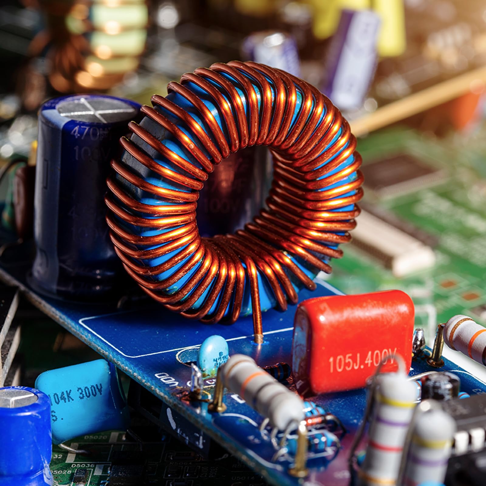 QUARKZMAN 10 sztuk Kondensator CBB 100V 333J 0.033UF Kondensatory foliowe z metalizowanego polipropylenu do różnych lamp energooszczędnych prostowniki elektroniczne narzędzia