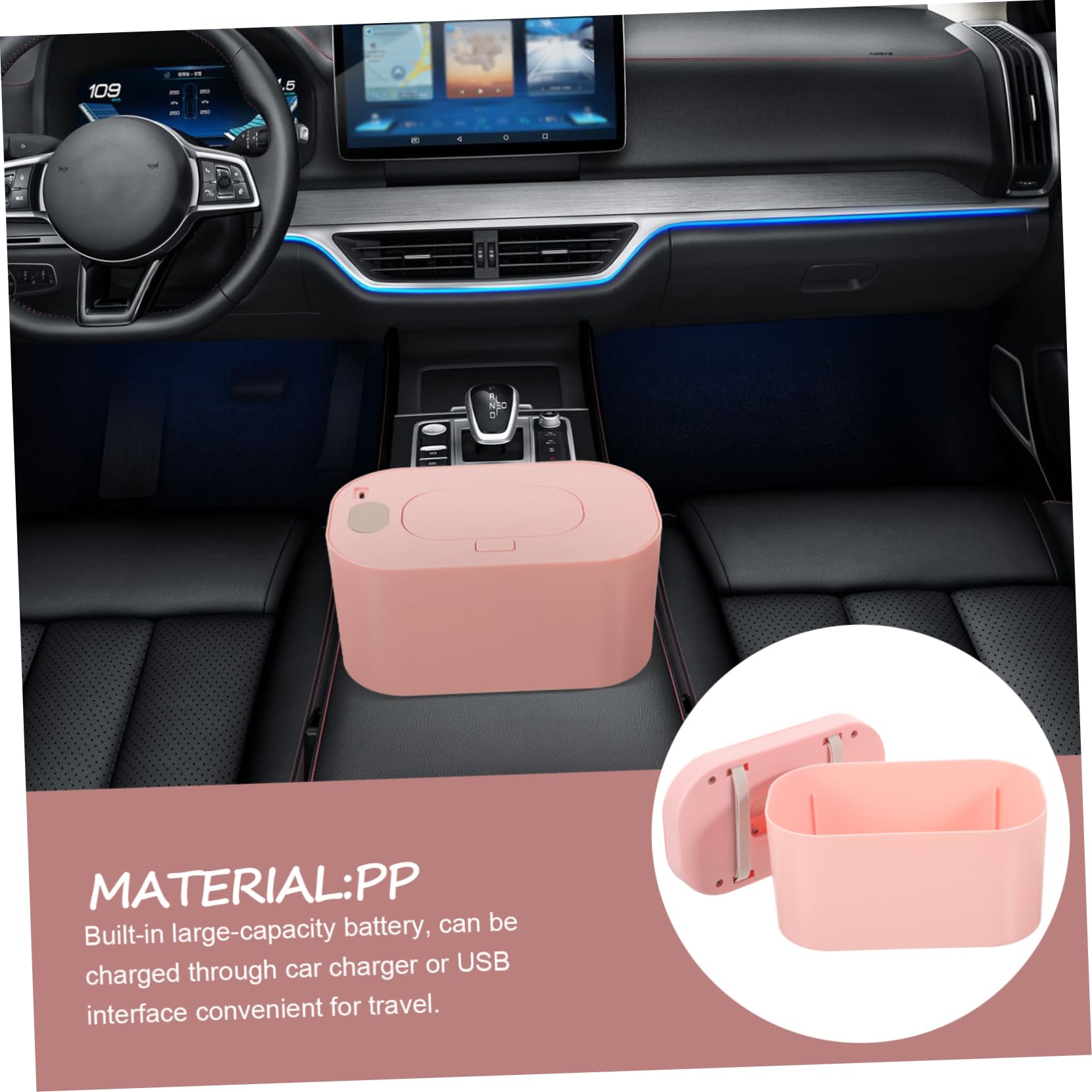Calentador De Toallitas Húmedas Usb Portátil Para Bebés Control De Temperatura Para Viajes Coche y Uso Diario