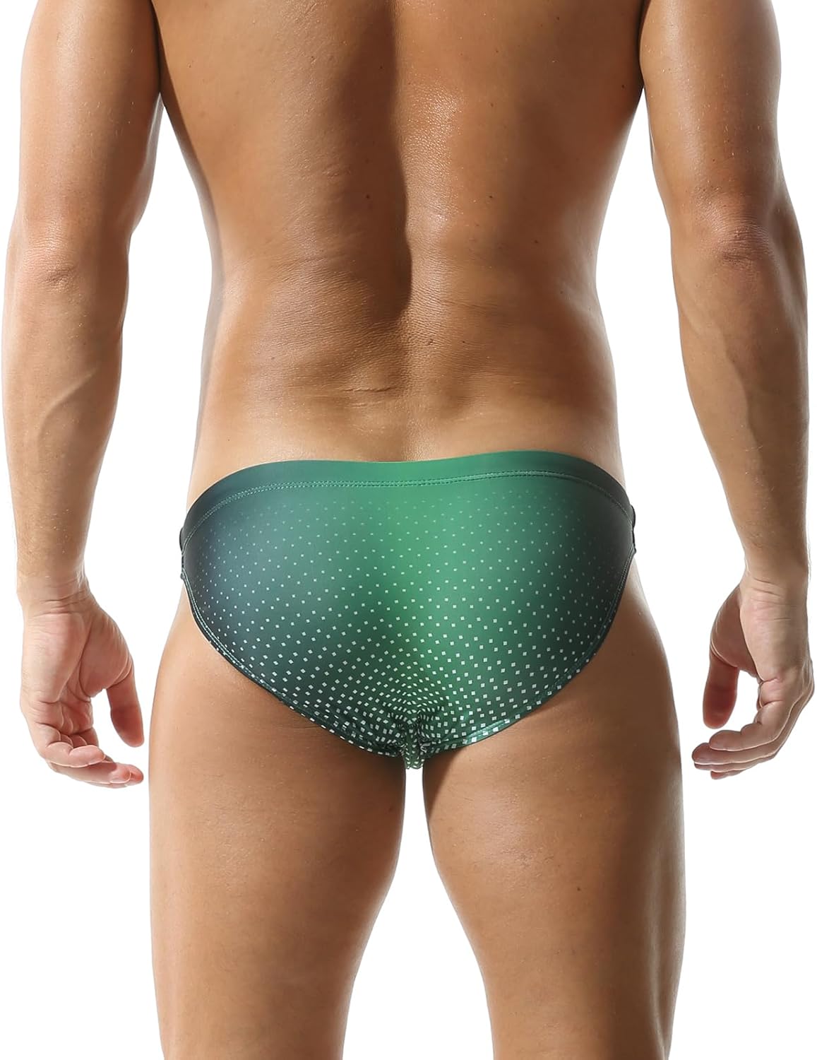 YUZHOU Mens Swim Briefs Camouflage Pattern Sexy Micro Bikini Swimwear Drawstring Swimsuit Men - Image 9