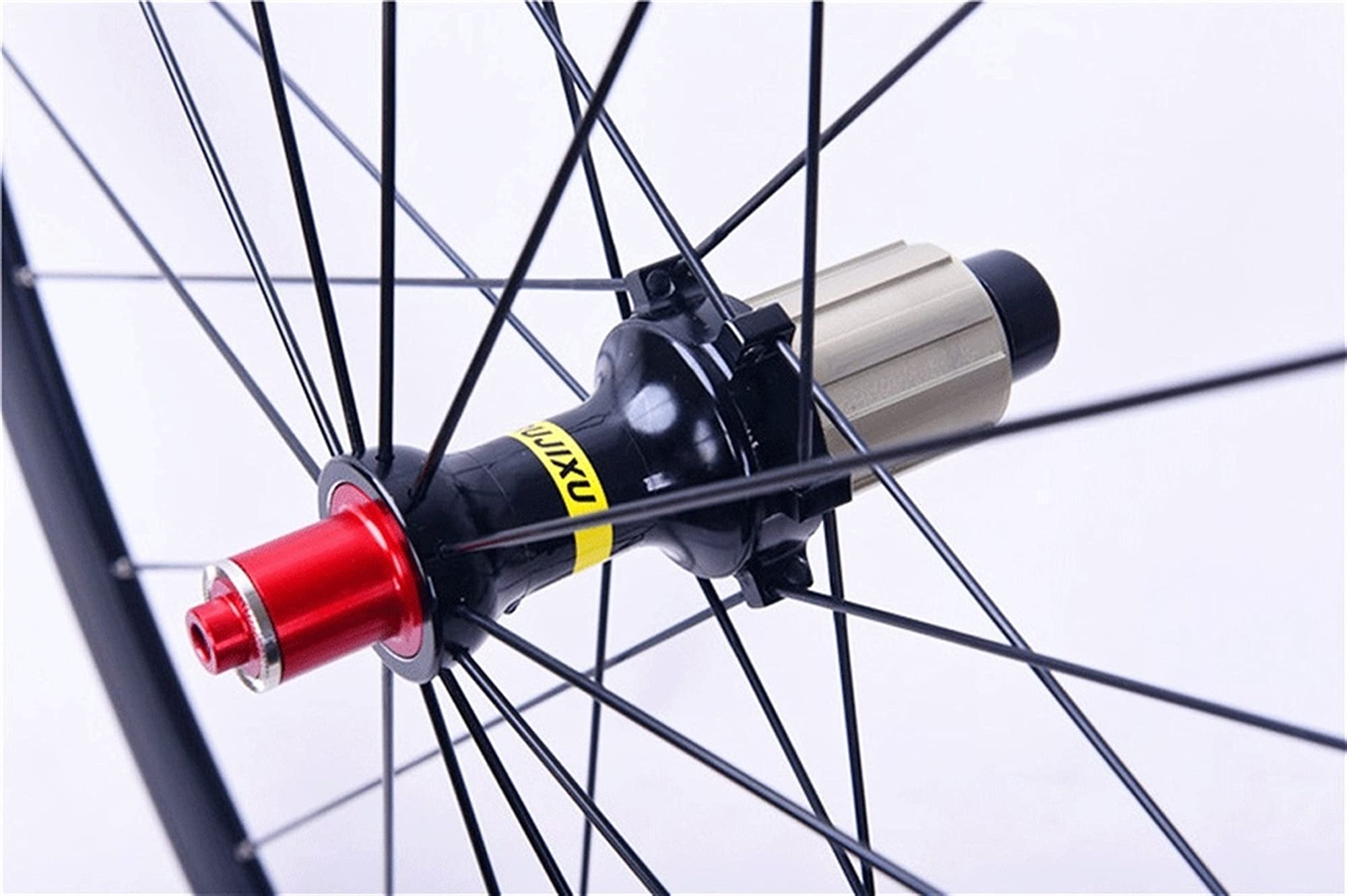 Set di Ruote per Bici da Strada 700c Ruota Anteriore Posteriore della Bicicletta 28 Pollici Cerchio in Lega A Doppia Parete 30mm Freno C/V 8-11 velocità Cassetta QR 1560g