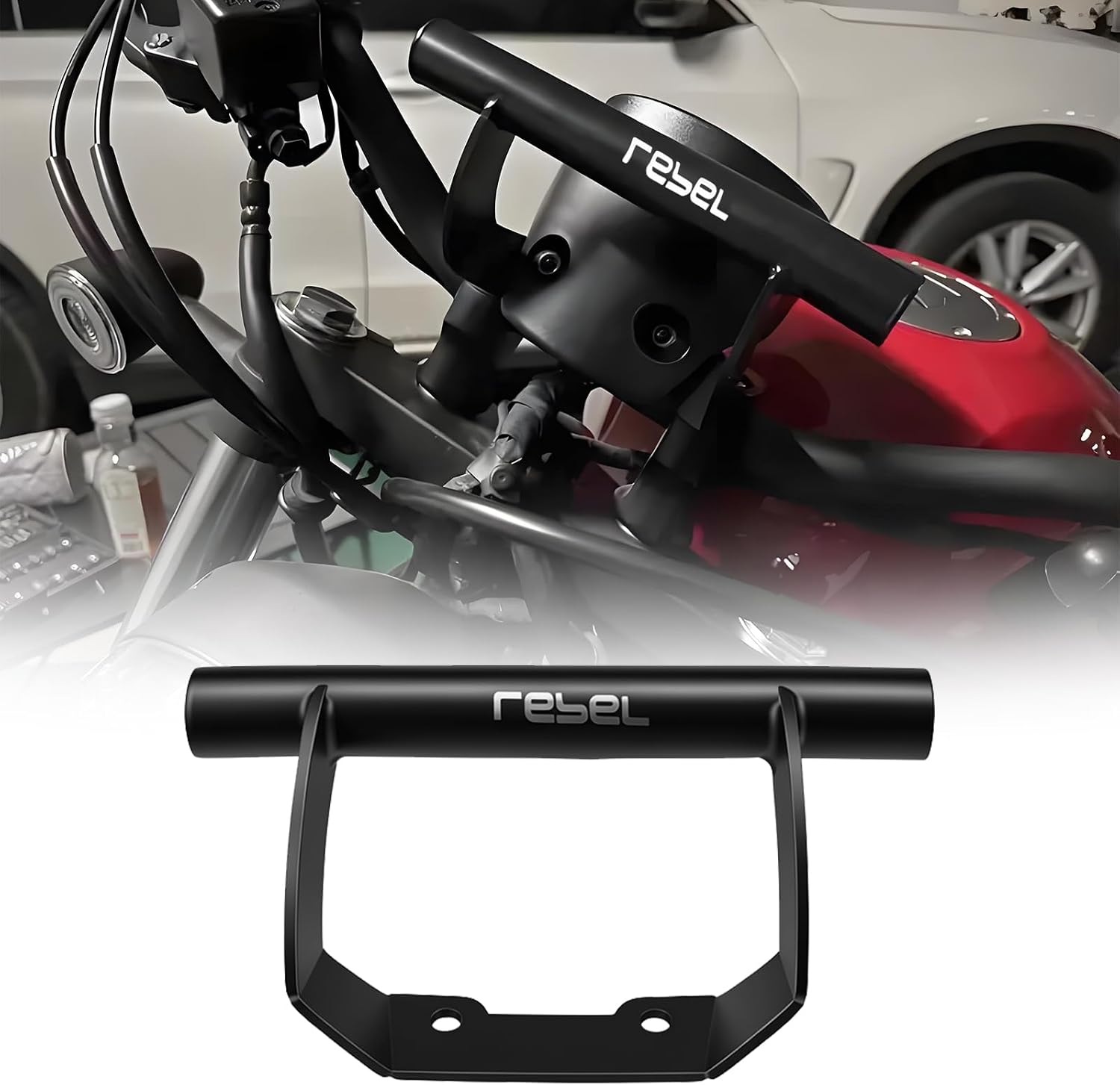 Phone Holder for Rebel 300 500 2017-2026 GPS Navigation Mount, 22mm