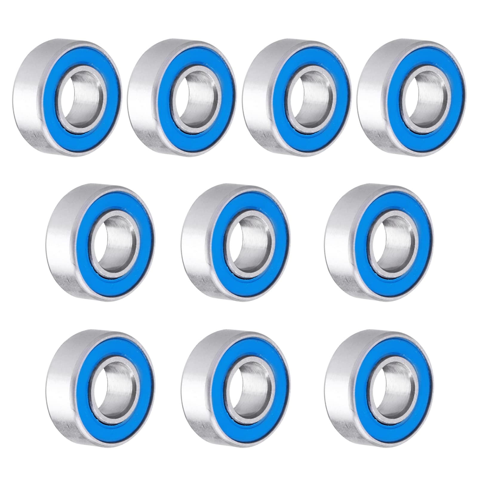 High Performance Professional RC Ball Bearings 10pcs for Traxxas Arrma Axial HPI Team Associated Losi Redcat Racing RC Cars Trucks Models (5x11x4mm)