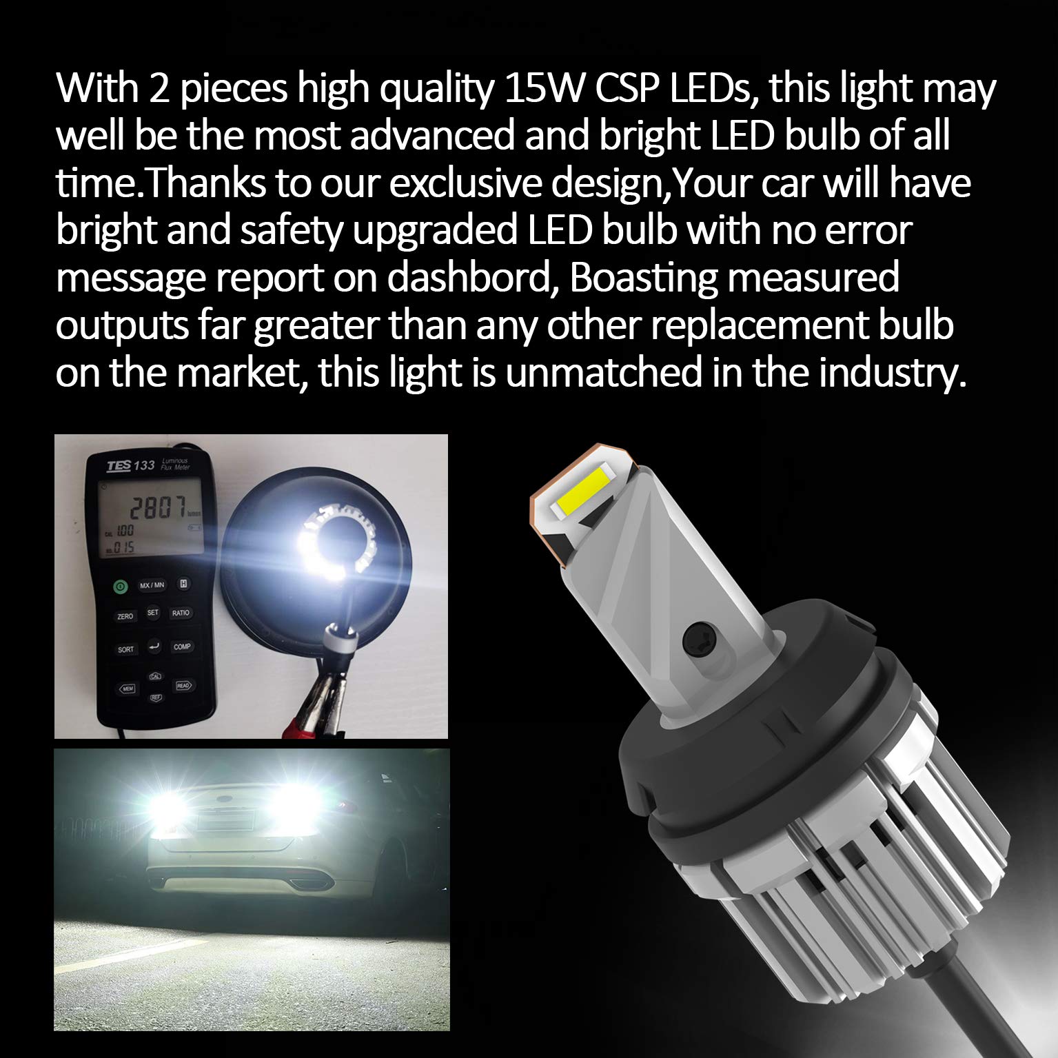 Lampada Led Luce Retromarcia Canbus BA15S 1156 12V 24V 21W Bianco 2800 Lumens