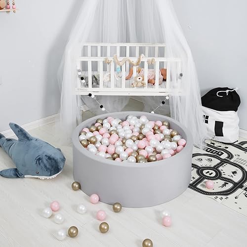 Miniatura 3 de GOGOSO Bolas de plástico para bebés y niños, pelotas de juego, juego de pelota para niños, baby fance, parque infantil, tienda de juegos con colores