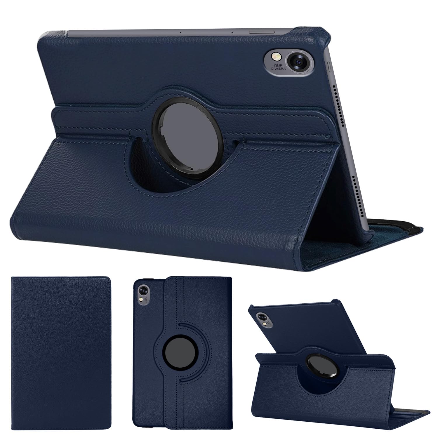 SWEIMENCase Compatible with Huawei MatePad 11.5 S, PU Leather Tablet Case with 360° Rotatable Stand and Multi-Angle Protection