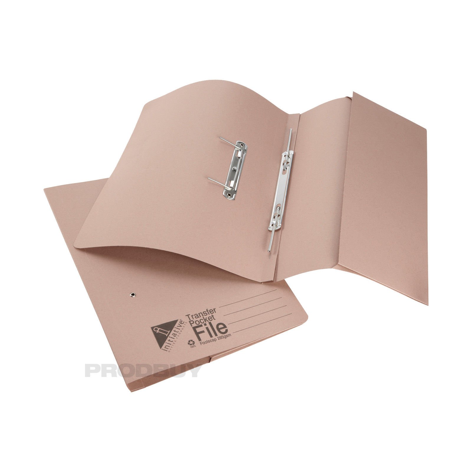 ProdBuy Limited 10 Pack Buff Foolscap Pocket Transfer Spring Files ...