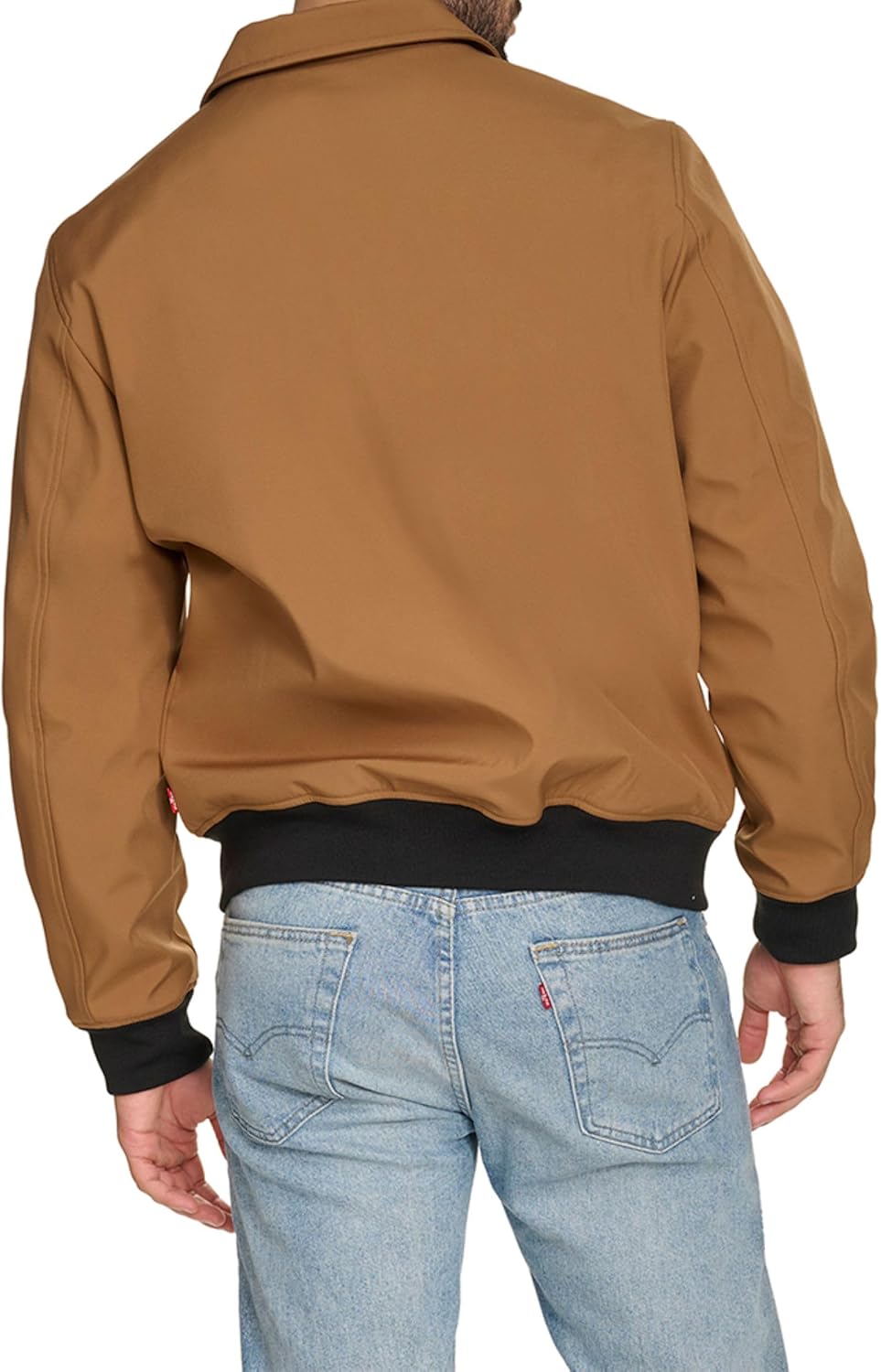 Levi's Men's Lightweight Softshell Varsity Rib Knit Bomber Jacket - Image 4