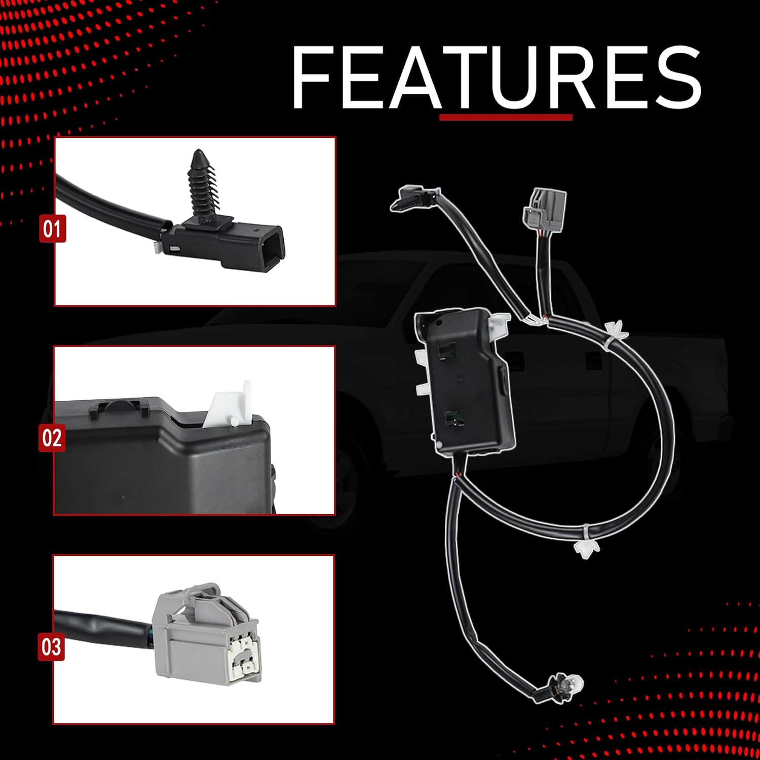 Automatic Shift Interlock Switch Compatible with 2004-2014 Ford F150 2006-2008 Lincoln Mark LT Transmission Shift Actuator Replaces 609-039 609039 4L3Z-7E096-AA 4L3Z-7E096-AB 4L3Z7E096AA