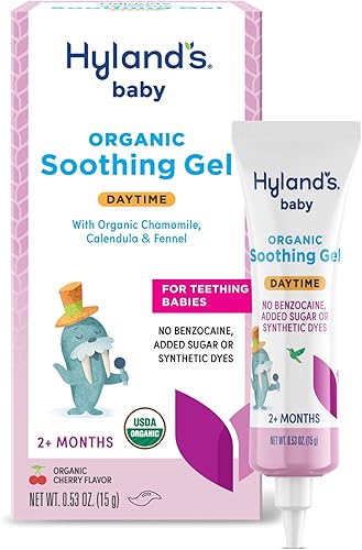 Miniatura 9 de Hyland's Naturals Baby - Paquete combinado de gel calmante orgánico de díanoche, alivio natural de las molestias orales, irritabilidad e hinchazón,