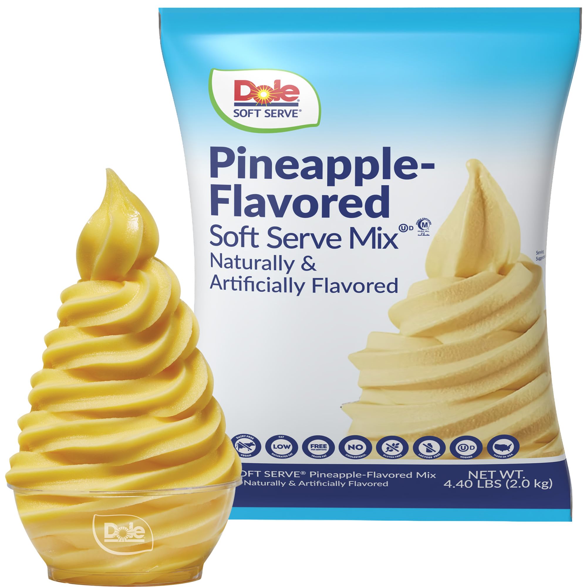 Soft Serve Mix 4.75 Pound, pineapple, 70.4 Ounce