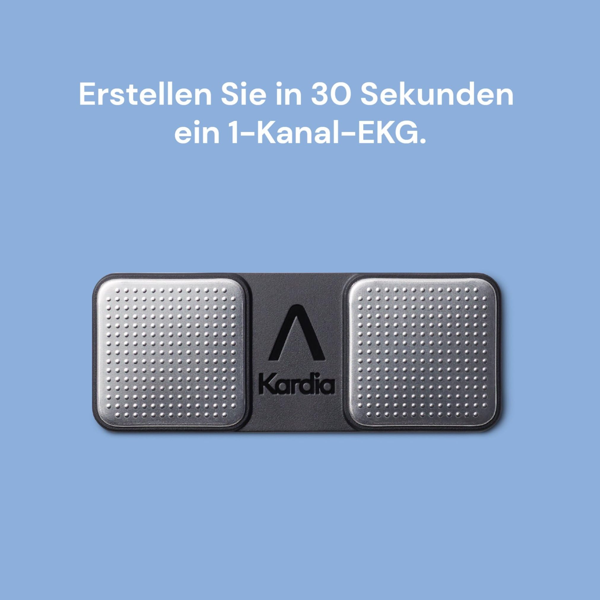 KardiaMobile 1-Kanal Personal-EKG Herzfrequenz-Monitor – zeichnet EKGs zu Hause auf, erkennt Vorhofflimmern, schnelle Ergebnisse, funktioniert mit den meisten Smartphones