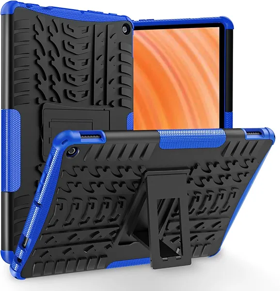 ROISKIN for Fire HD 10 Tablet Case 13th Generation 2023 and Amazon Kindle Fire HD10 Case 2023, Heavy Duty Dual Layer Shockproof Impact Resistance Protective Case with Kickstand for Kids