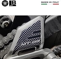 Vista 3 de labelbike - Pegatinas 3D Protectores de talón de motocicleta compatibles con Yamaha Mt-09 2017-2020