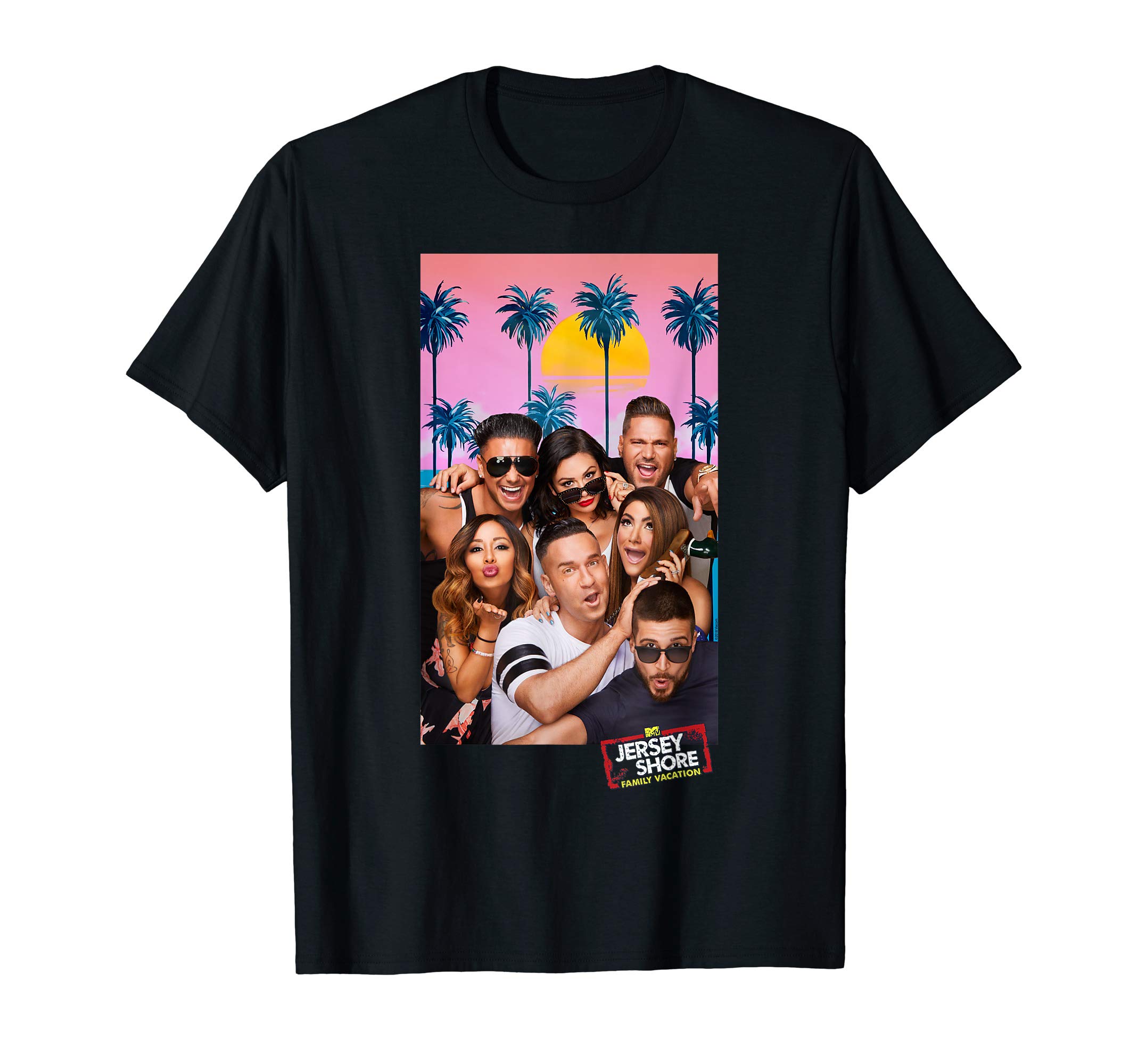 MTVJersey Shore Palms T-ShirtOEKO-TEX STANDARD 100
