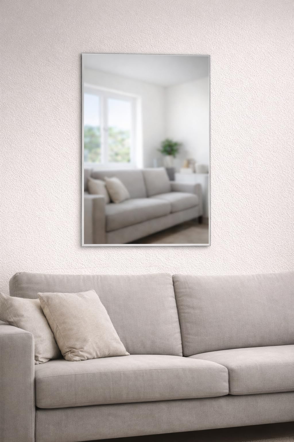 Homestyle Kristallspiegel 50 x 70 cm Rahmenlos Wandspiegel