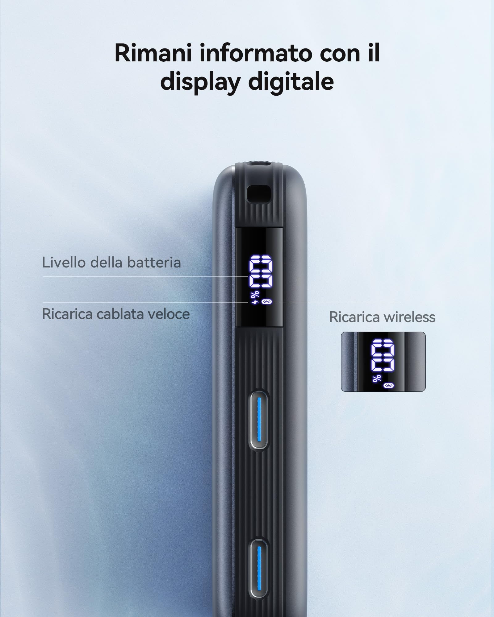 INIU Portable Charger compatiable for Magsafe, 10 000 mAh 25 W Power Bank