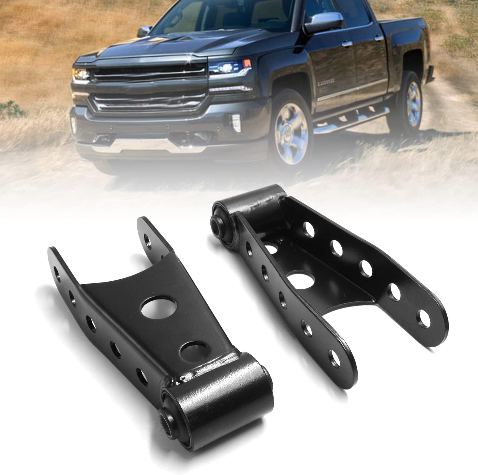2" Rear Drop Lowering Shackle Kit