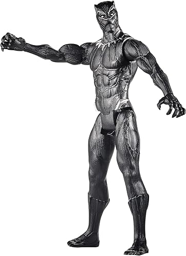 Miniatura 8 de Avengers Marvel Endgame Titan Hero Series Black Panther 12 pulgadas figura de acción, marrón/A