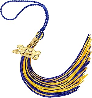 2026 Tassel Graduation, Blue and Gold Graduation Tassel, 2026 Tassel Charms for Graduations Cap