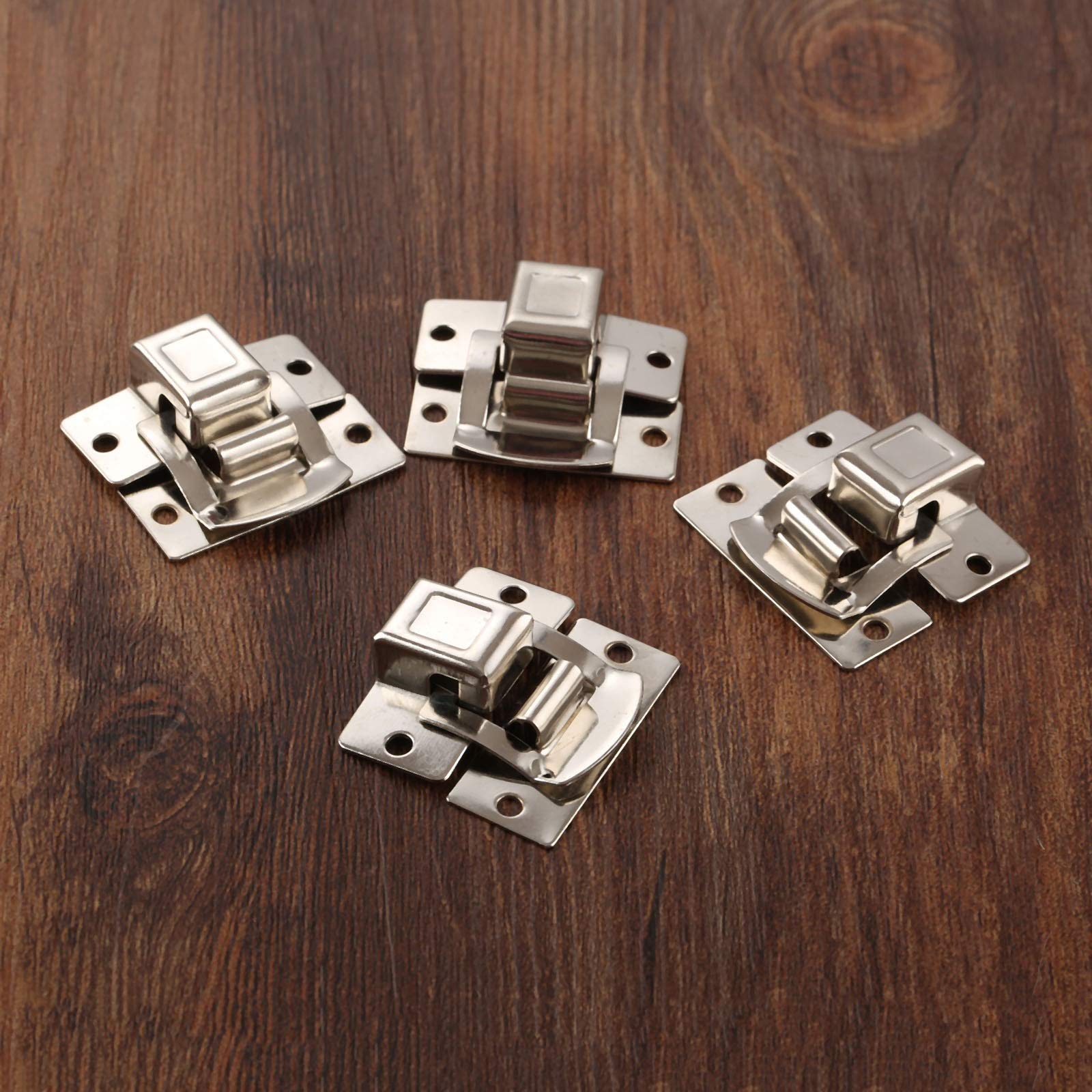 Hasp, 10 sztuk 34x30mm Box Hasps żelazna obudowa przełącz zatrzask zatrzaskowy na biżuterię skrzynia Box walizka klamra klip zapięcie sprzęt meblowy