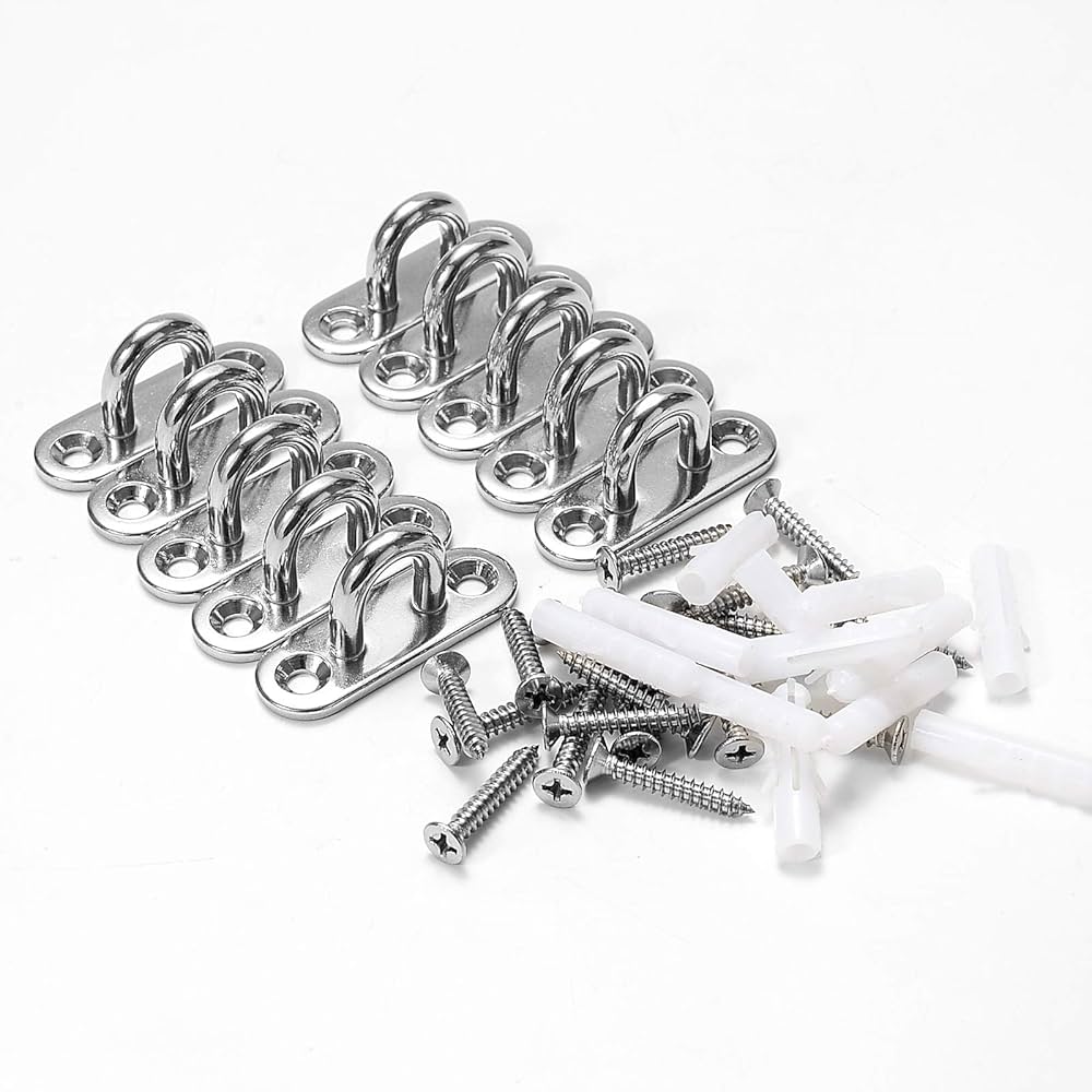 Amazon | ZitFRi パッドアイ10個入り 304ステンレス鋼 長方形