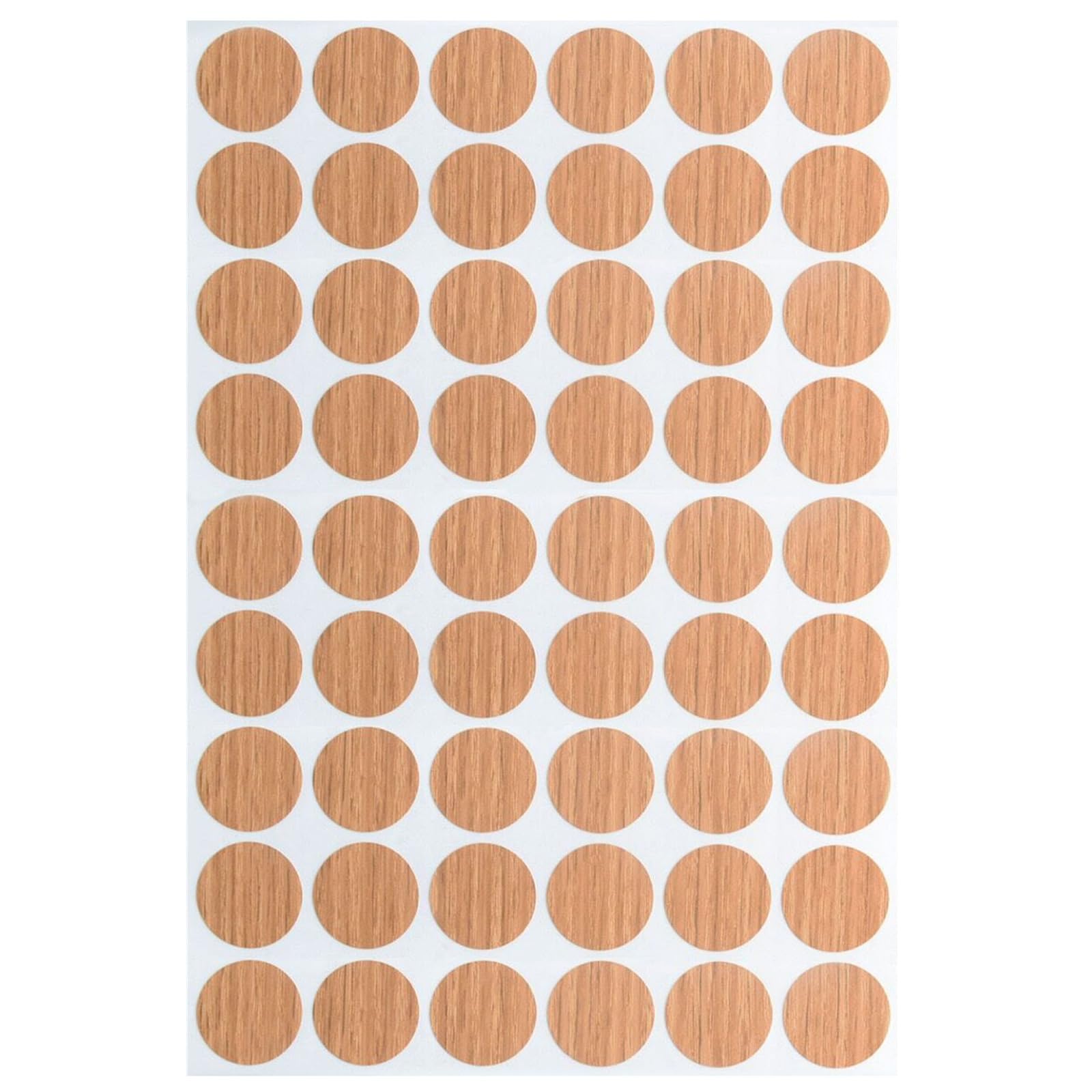 30pcs Adhesive Screw Hole Covers Stickers in Sturdy Waterproof PVC Materials for Cabinets Desks and Furniture Decorative Screw Covers