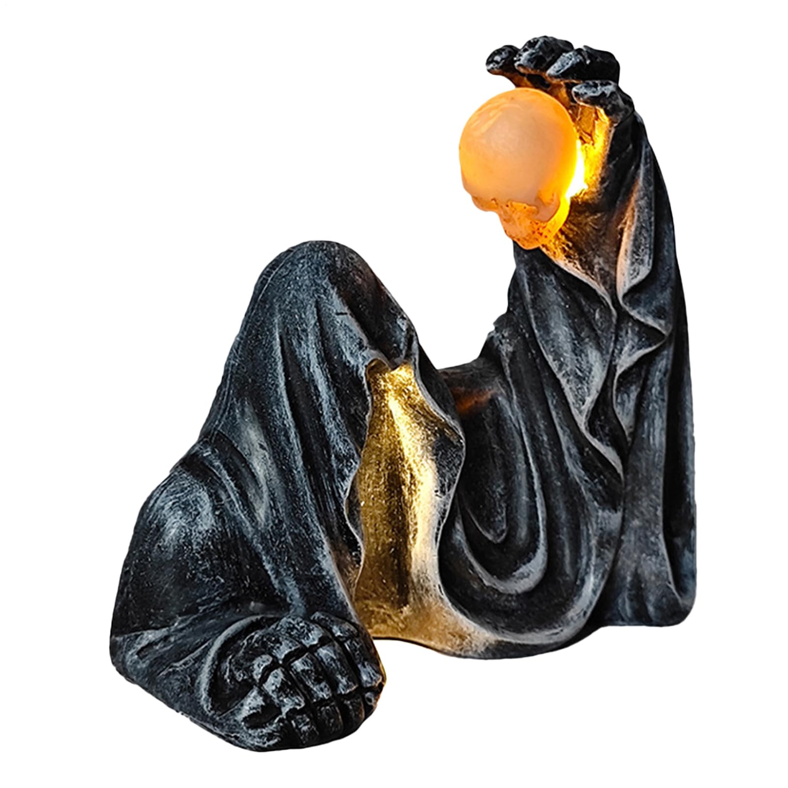 Figurki Halloween Dekoracje Z Czarnymi Pelerynami Na Halloween