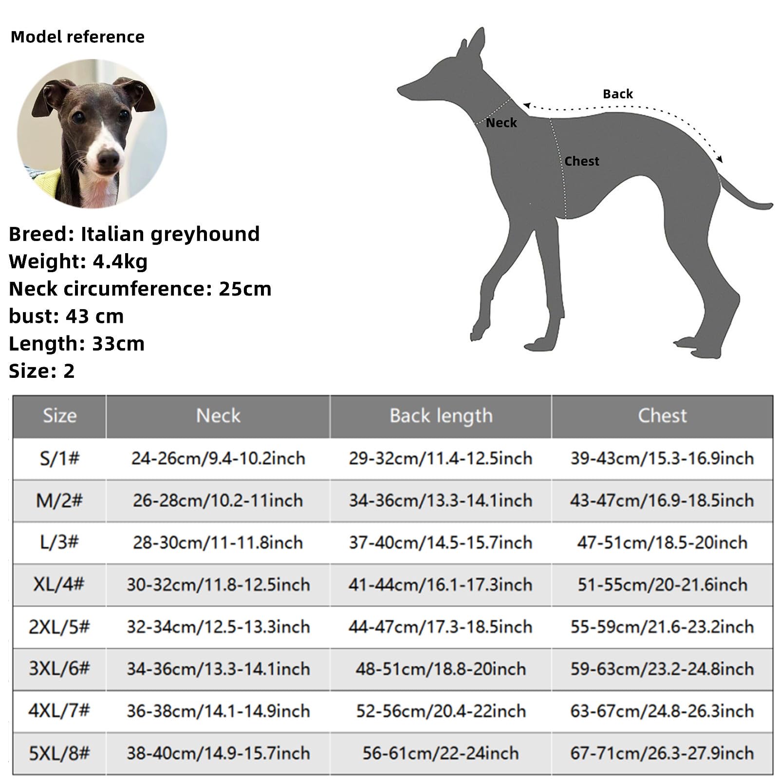 Ropa para Galgos, Abrigos cálidos de Invierno para Perros, Chaqueta de Lana Mediana Ajustable para Perros, Abrigo para Clima frío con Cuello Alto, Traje de Nieve para Perros de Cuerpo Completo