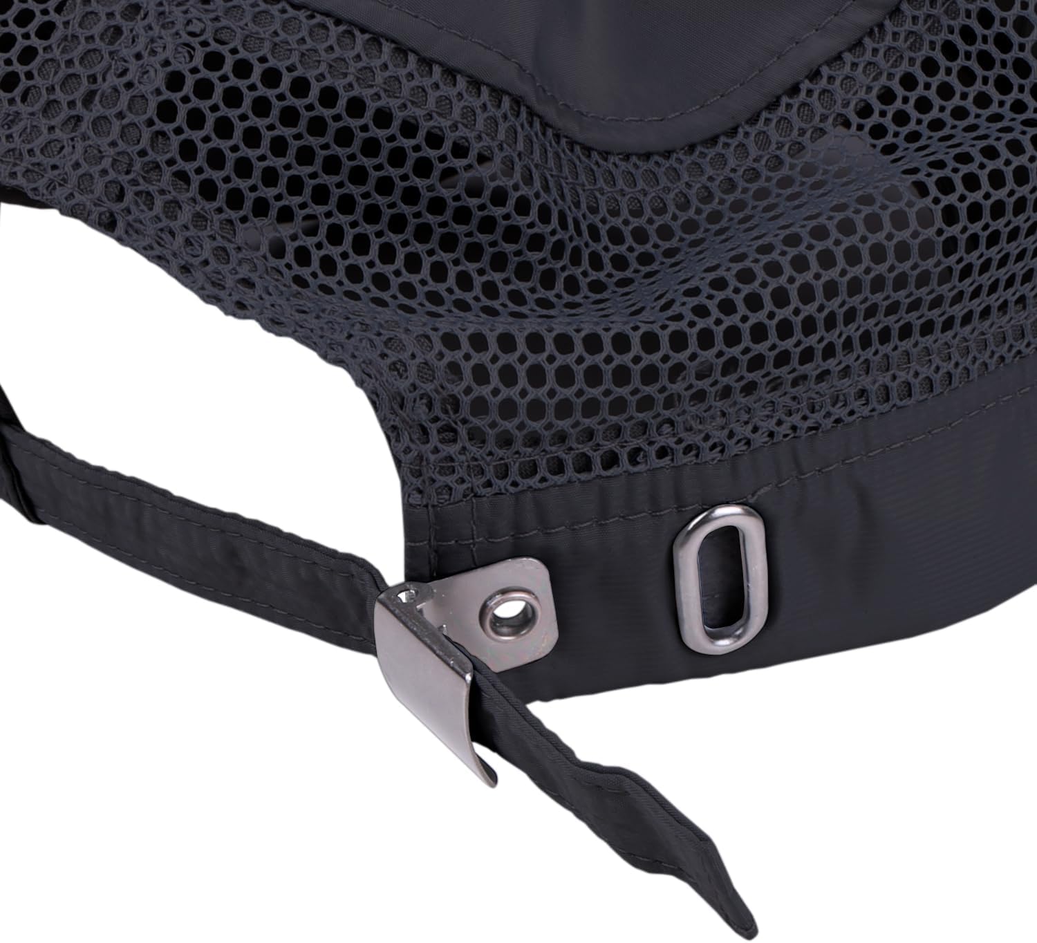 Men's Mesh Military Cadet Hat Army Flat Top Quick Dry Lightweight Adjustable Summer Cap - Image 4