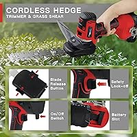 Vista 3 de NEWONE Juego de herramientas de 12 piezas 18V MAX MATRIX Kit combinado de herramientas eléctricas con taladro, con 2 baterías de 2.0Ah y cargador