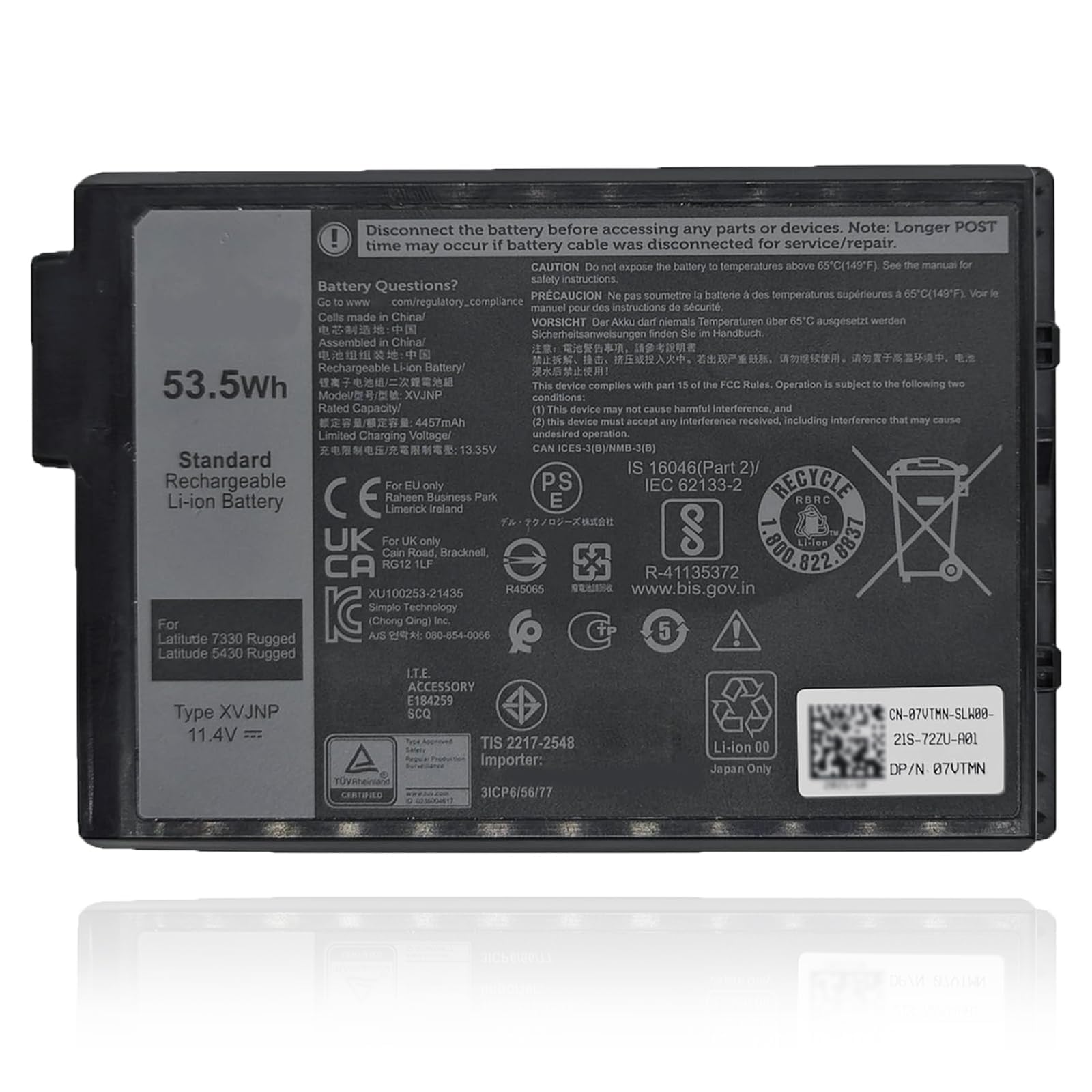 Amazon.com: OUWEE XVJNP Laptop Battery Compatible with Dell