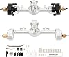 MEUS RACING Mullet Setup SCX24 V2 Axles with 3-Section CVD for Axial 1/24 SCX24 RC Crawler (Silver)